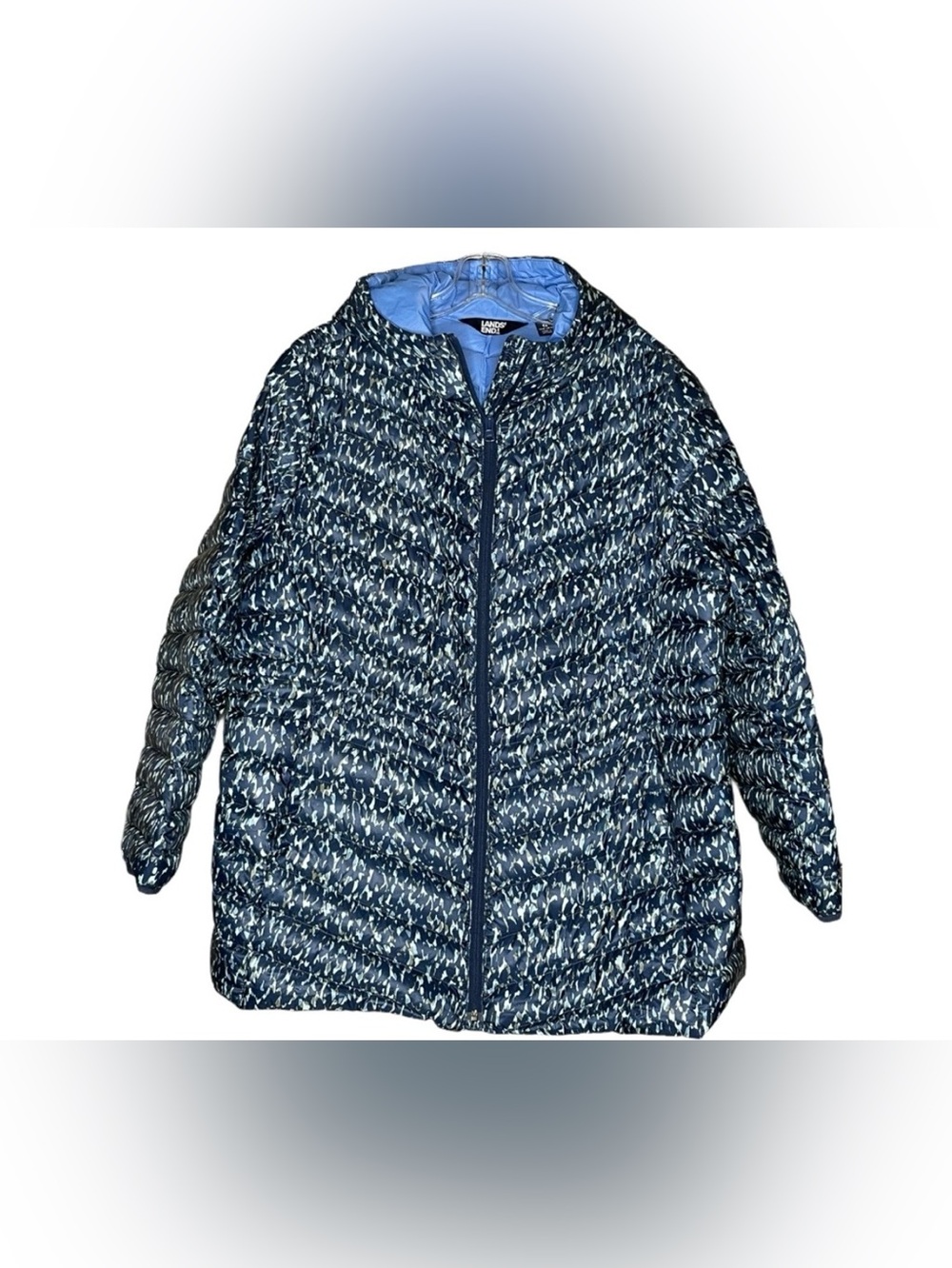 EUC Lands End Down Jacket 1X